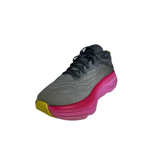 Hoka One One Bondi 8 Women's Running Shoes  Gray/Pink, Athletic size 8B - Picture 4 of 13